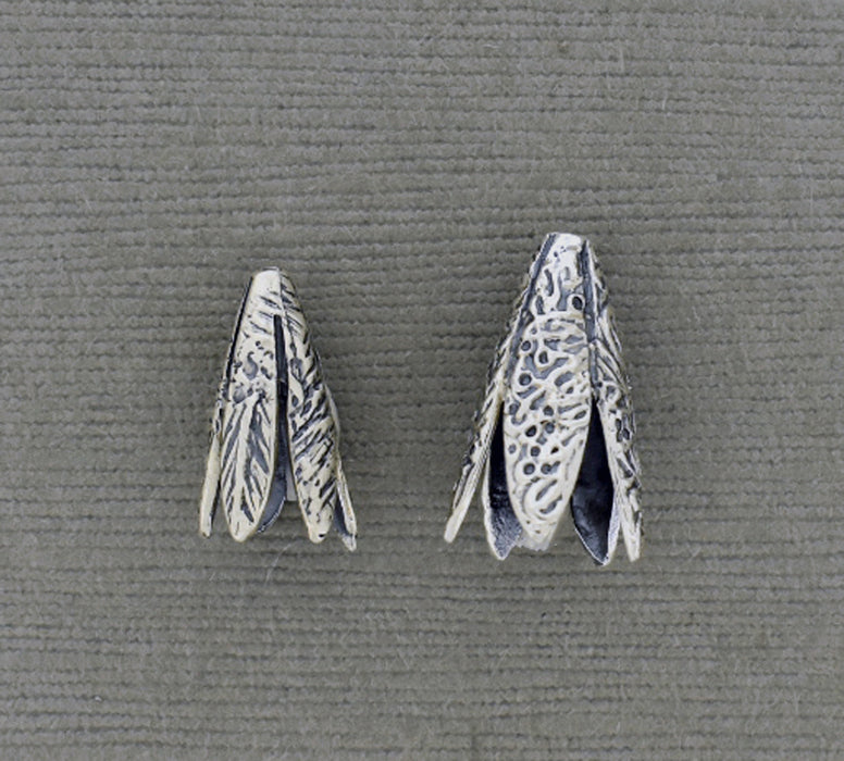 Small Textured Sterling Cone PS622