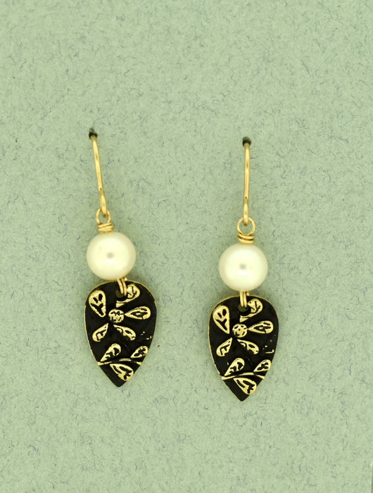 Leaf Pattern Earring Component