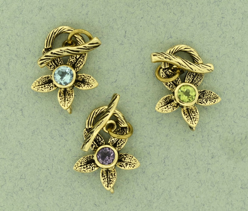 Distressed Flower Toggles