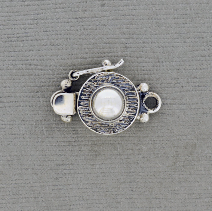 Small Dome Box Clasp in Sterling Silver PS995