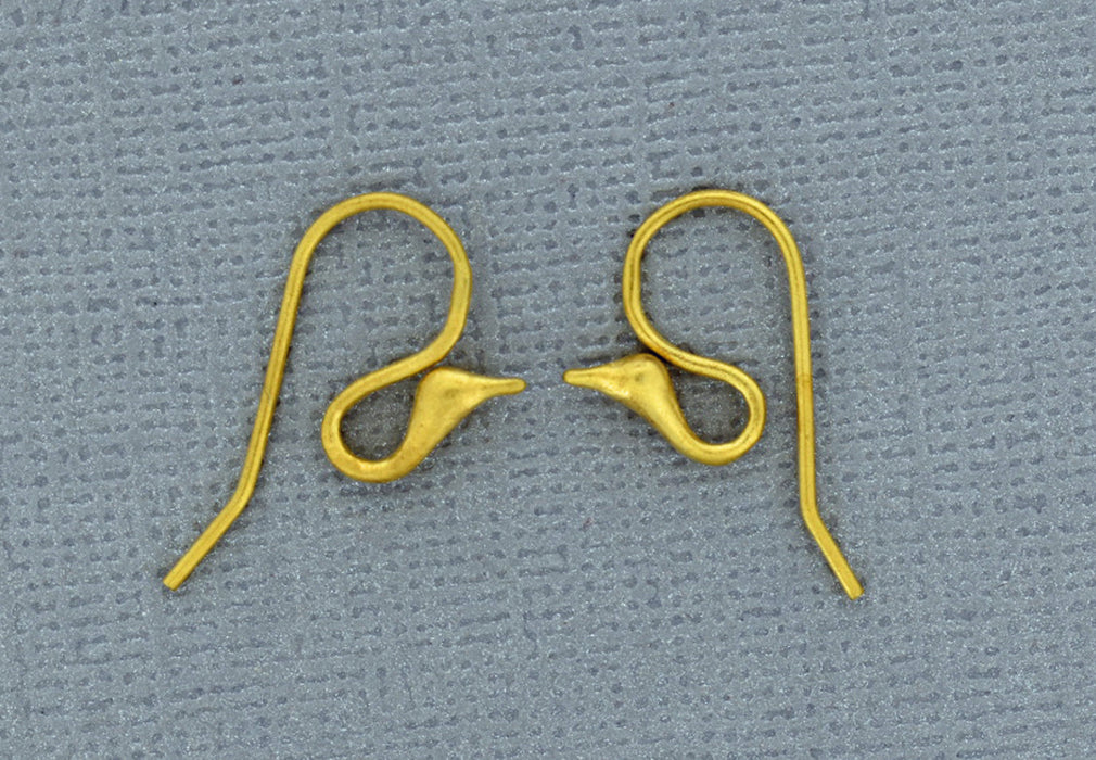 Gold over Bronze Bird Head Ear Wire GP628